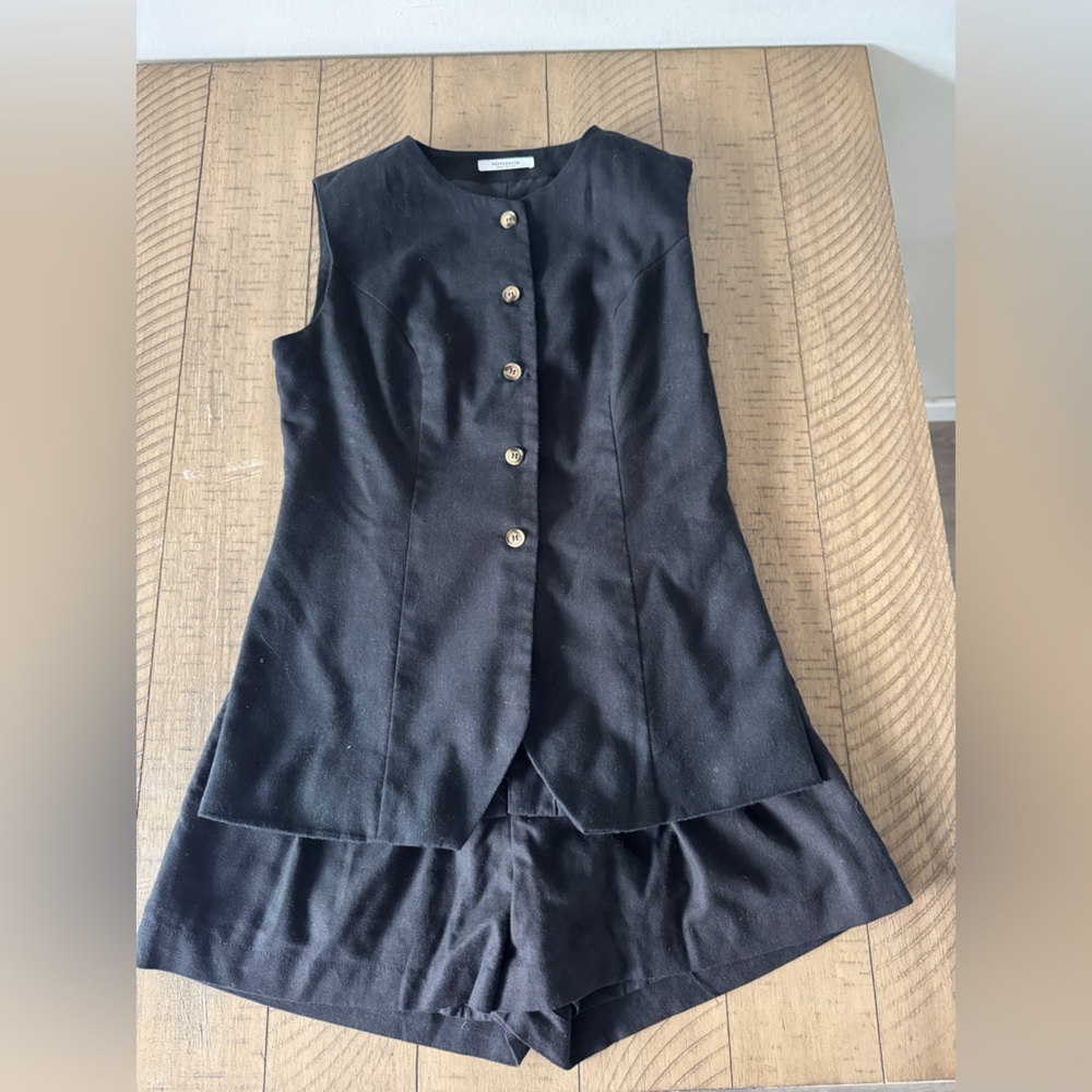 Peppermayo Black Button-Up Set - Picture 7 of 13
